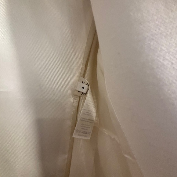 KHAITE White Cobble Long Coat Size 8 NWT - Picture 14 of 16